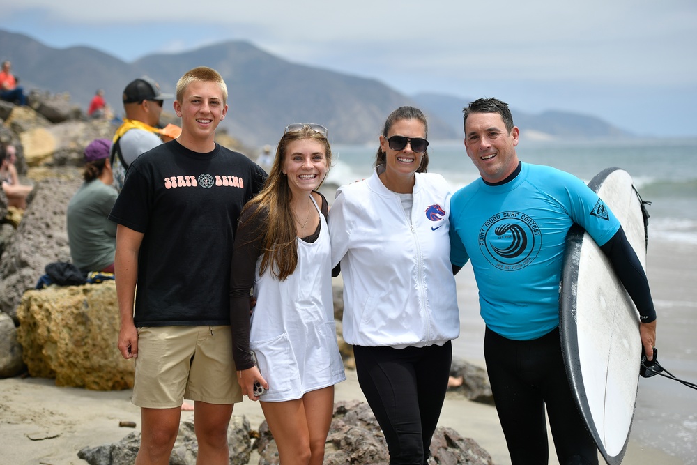 Warfare on the waves during the Point Mugu Surf Contest
