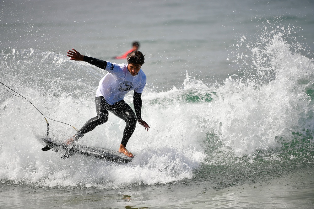 Warfare on the waves during the Point Mugu Surf Contest
