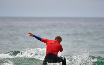 Warfare on the waves during the Point Mugu Surf Contest