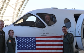 T-1A Jayhawk Takes Final Flight from NAS Pensacola