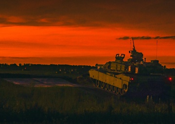 1-145th Armor Regiment Conducts M1A1 Abrams Live Fire Training at Camp Ripley