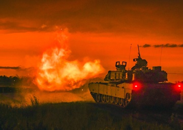 1-145th Armor Regiment Conducts M1A1 Abrams Live Fire Training at Camp Ripley