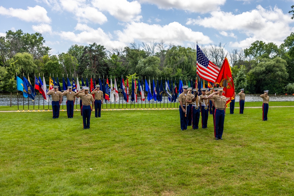 Recruiting Station Milwaukee Change of Command Ceremony