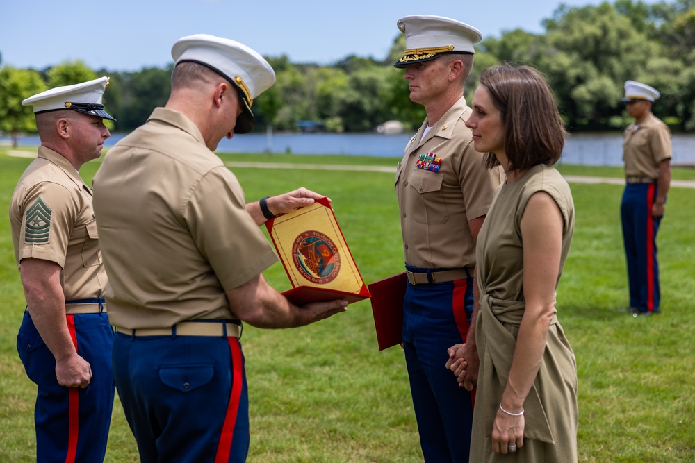 Recruiting Station Milwaukee Change of Command Ceremony