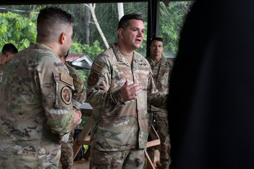 Air Forces Southern command chief visits service members in Panama