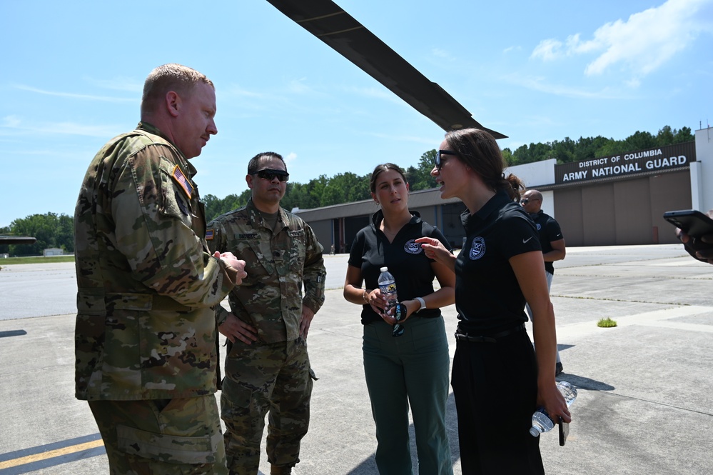 D.C. Army National Guard Hosts DC HSEMA for UH-60 Medevac Demonstration and Emergency Preparedness Briefing