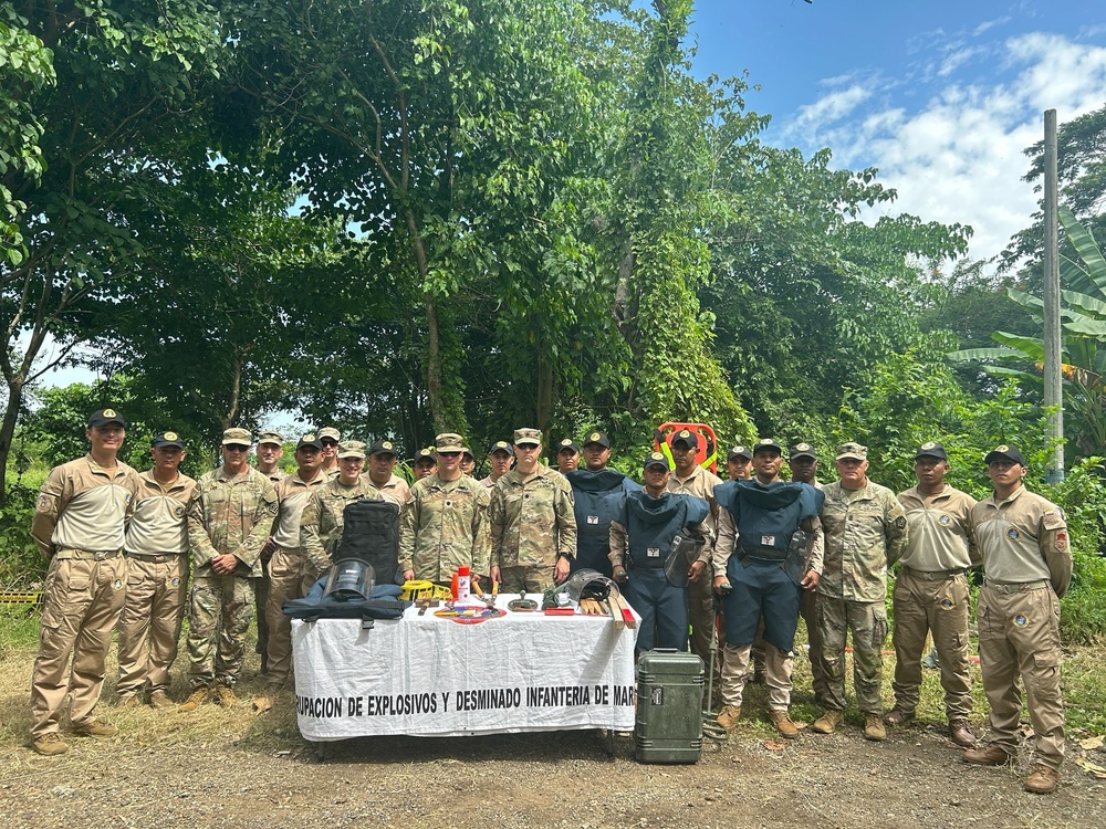 South Carolina National Guard collaborate with Colombian Engineers