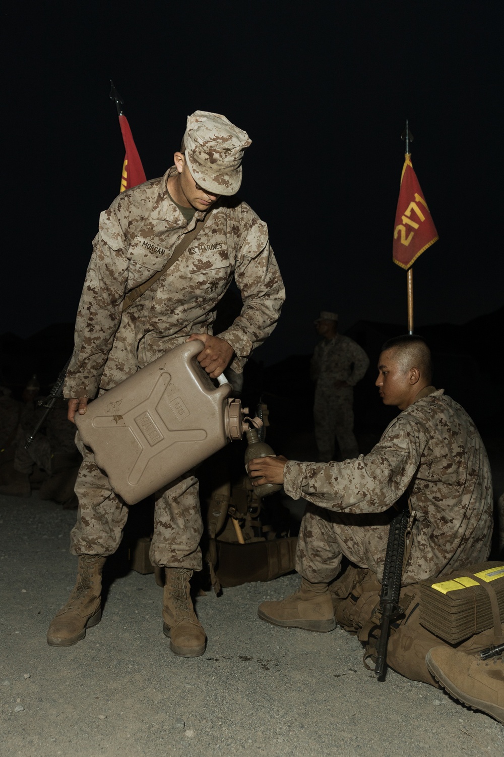 Hotel Company Eagle, Globe, and Anchor Ceremony