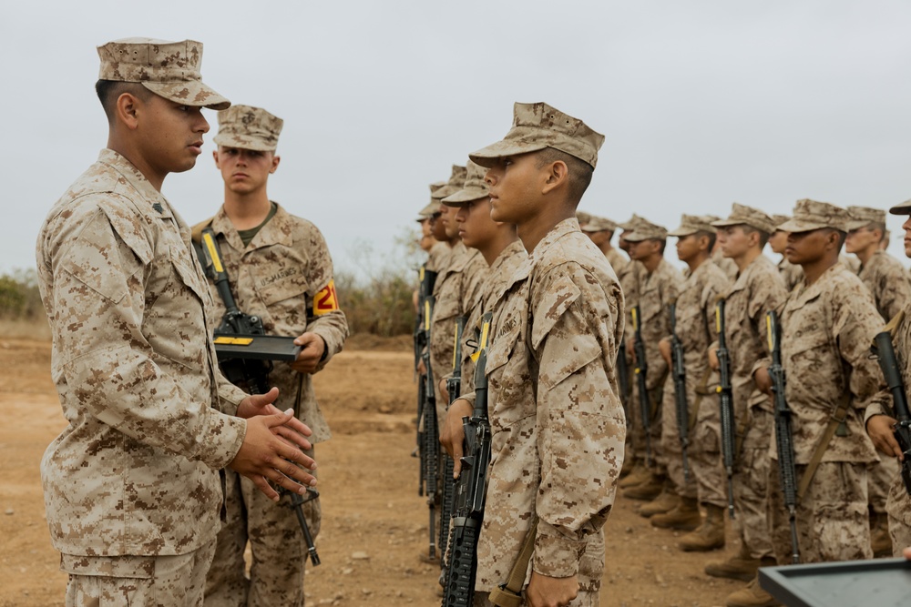 Hotel Company Eagle, Globe, and Anchor Ceremony