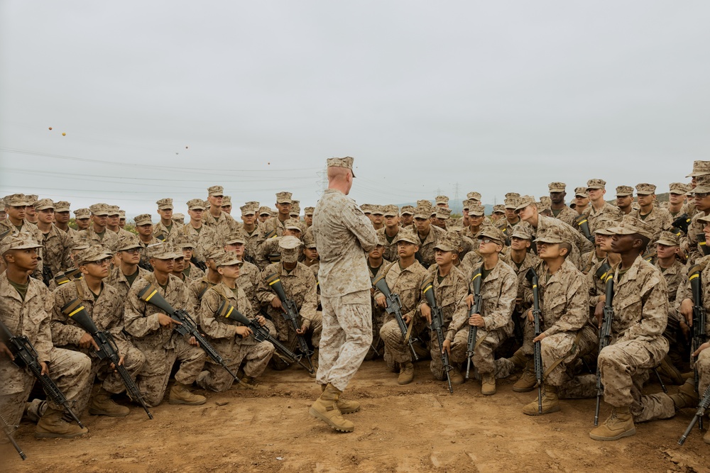 Hotel Company Eagle, Globe, and Anchor Ceremony