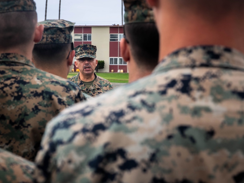 11th MEU Marine receives a Good Conduct Medal