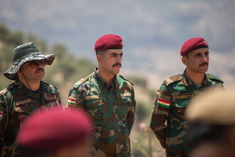 Coalition Advisors Visit Peshmerga Atrush Infantry Training Center