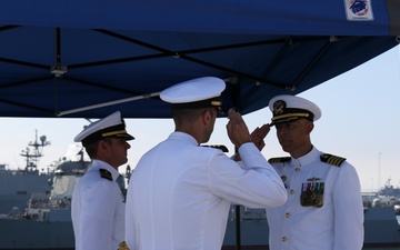 USS Omaha (LCS 12) Conducts Change of Command