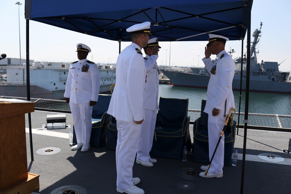 USS Omaha (LCS 12) Conducts Change of Command
