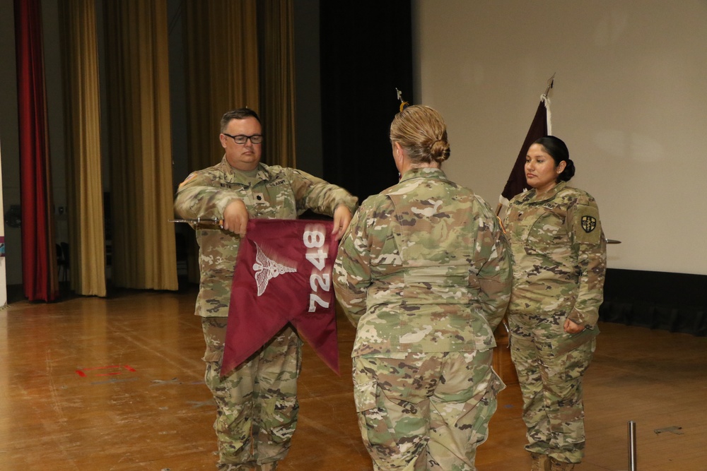 Medical Units Exchange Authority at Fort Bliss Ceremony