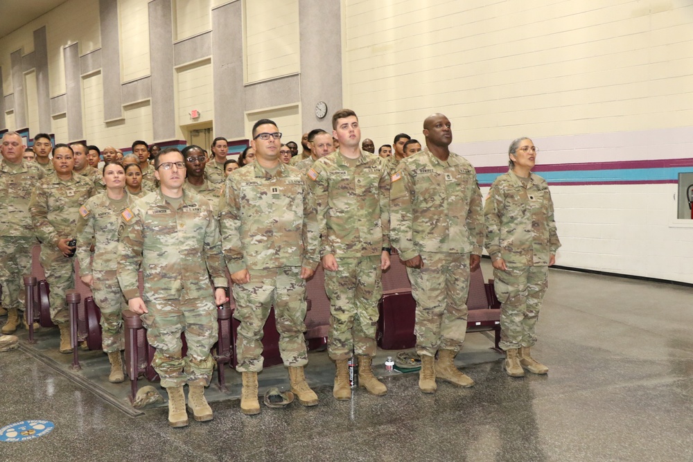 Medical Units Exchange Authority at Fort Bliss Ceremony