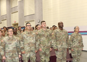Medical Units Exchange Authority at Fort Bliss Ceremony