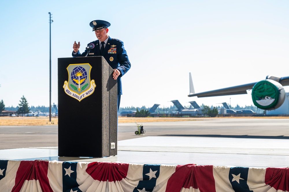 62nd Airlift Wing Welcomes New Commander