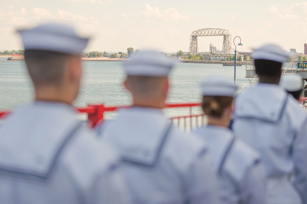 Sailors and RDML Brown Share Navy Week Mission Live on WDIO