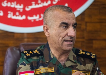Coalition Advisors Visit Peshmerga Atrush Infantry Training Center