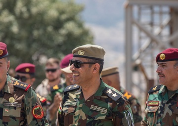 Coalition Advisors Visit Peshmerga Atrush Infantry Training Center