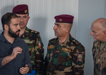 Coalition Advisors Visit Peshmerga Atrush Infantry Training Center