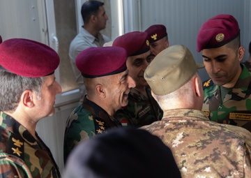 Coalition Advisors Visit Peshmerga Atrush Infantry Training Center