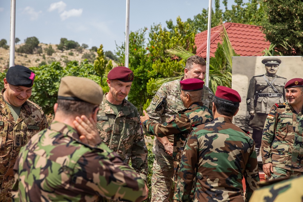 Coalition Advisors Visit Peshmerga Atrush Infantry Training Center