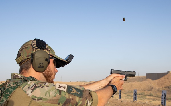 Coalition Members Conduct Weapons Training at Beneslawa Range