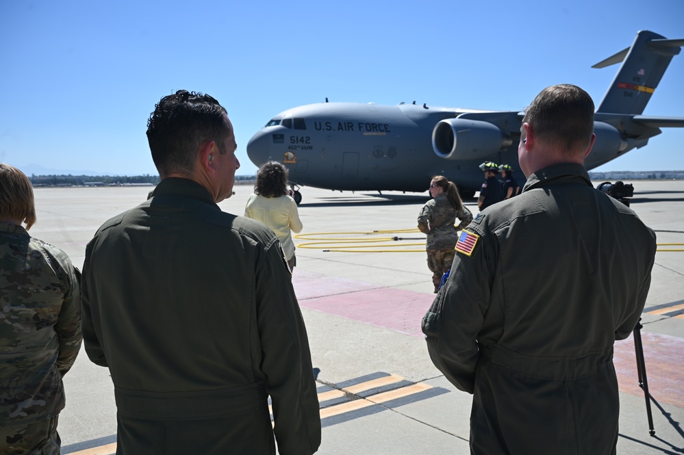 Maj. Gen. Durham's Fini Flight