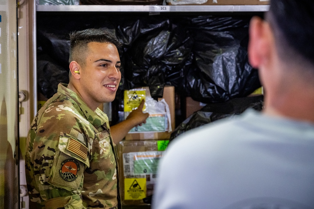 Training Together: U.S. Airmen Share Cargo Inspection Practices with JASDF