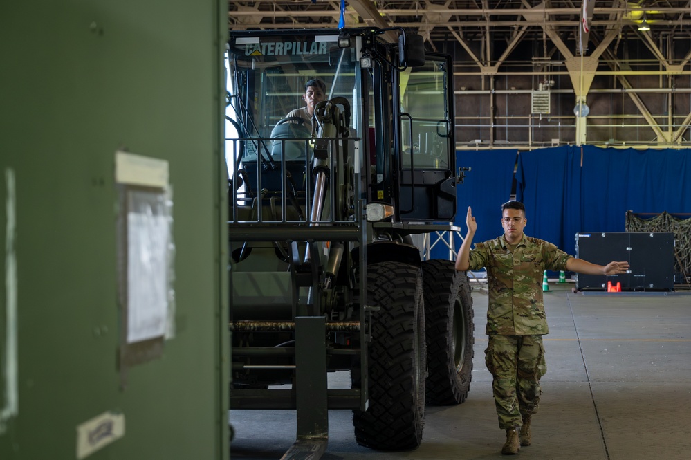 Training Together: U.S. Airmen Share Cargo Inspection Practices with JASDF