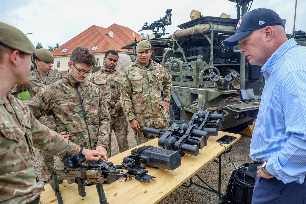 U.S. Ambassador To NATO Views Army Drone Countering Capabilities on the Eastern Flank