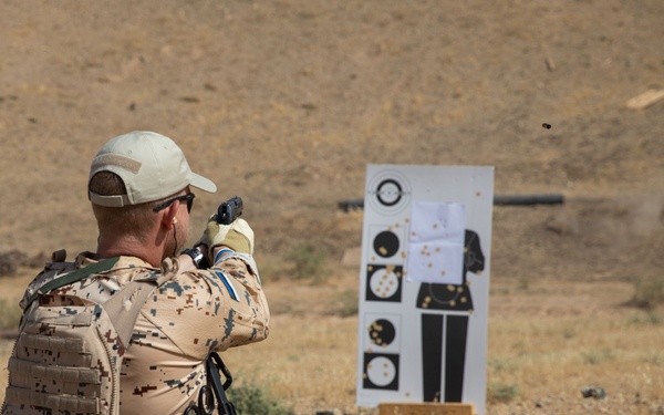 Coalition Members Conduct Weapons Training at Beneslawa Range