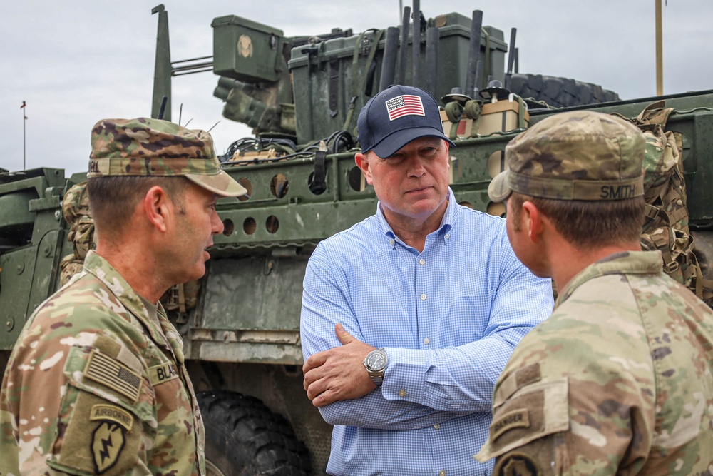 U.S. Ambassador To NATO Views Army Drone Countering Capabilities on the Eastern Flank
