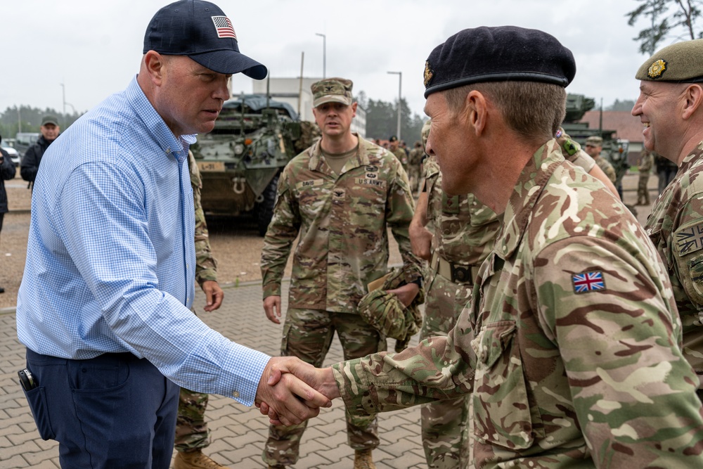 U.S. Ambassador To NATO Views Army Drone Countering Capabilities on the Eastern Flank
