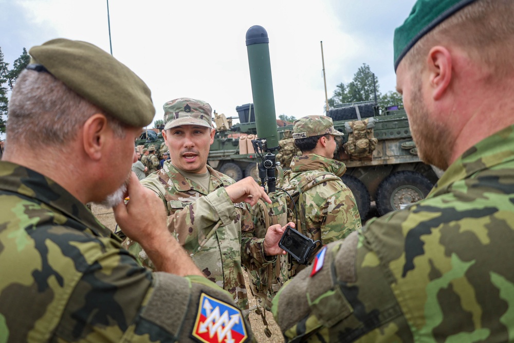 U.S. Ambassador To NATO Views Army Drone Countering Capabilities on the Eastern Flank