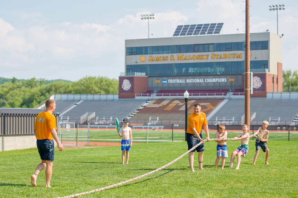 Sailors Join Kids Rock Summer Camp During Navy Week