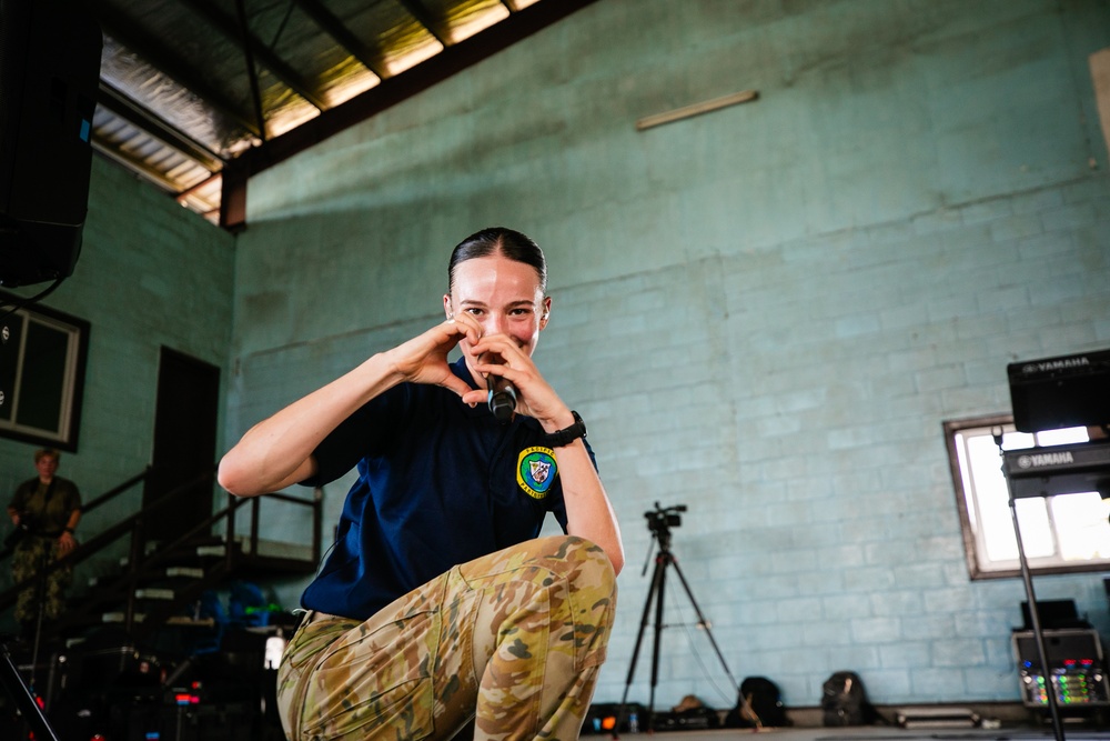 Band Members from Partner Nations Participating in Pacific Partnership 2025 Perform at Lea High School in Lae, Papua New Guinea, July 2025
