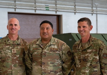 CMSAF visits Andersen AFB flightline operations