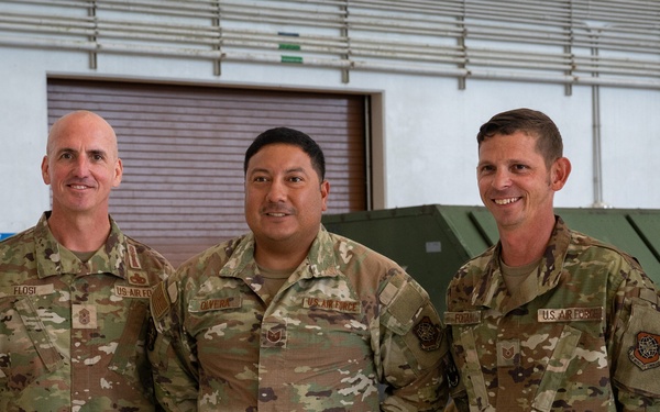 CMSAF visits Andersen AFB flightline operations