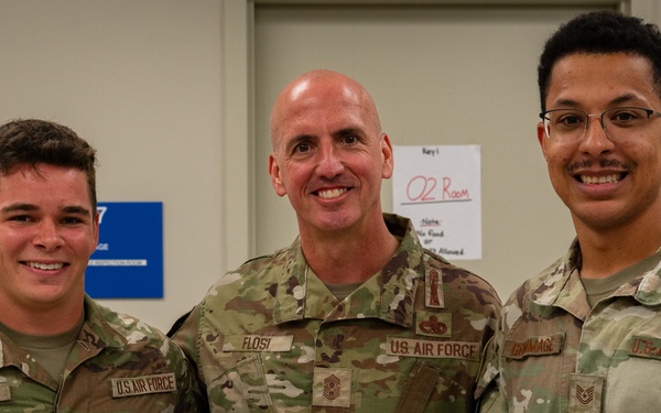 CMSAF visits Andersen AFB flightline operations