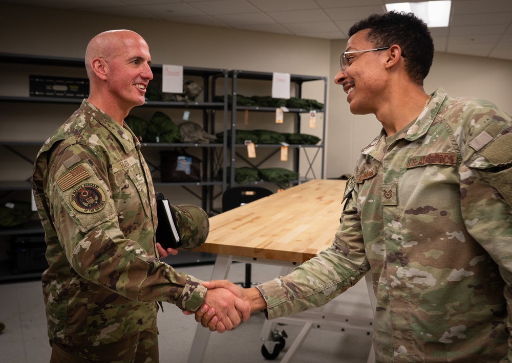 CMSAF visits Andersen AFB flightline operations