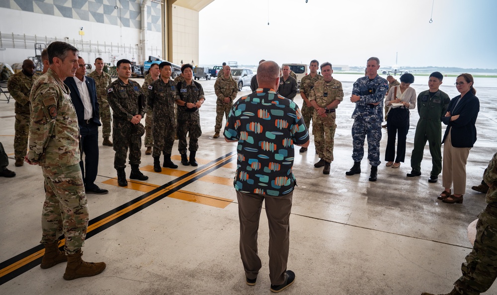 COMPACAF visits Andersen AFB flightline operations