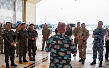COMPACAF visits Andersen AFB flightline operations