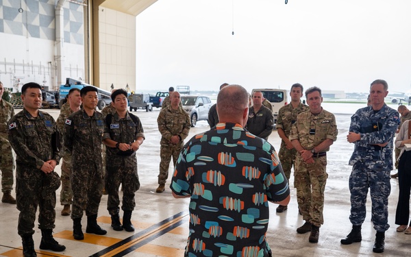 COMPACAF visits Andersen AFB flightline operations