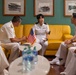 U.S. Navy Sailors and Republic of Korea Sailors conduct a meeting during Pacific Partnership 2025 in Lae, Papua New Guinea, July 2025