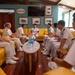 U.S. Navy Sailors and Republic of Korea Sailors conduct a meeting during Pacific Partnership 2025 in Lae, Papua New Guinea, July 2025