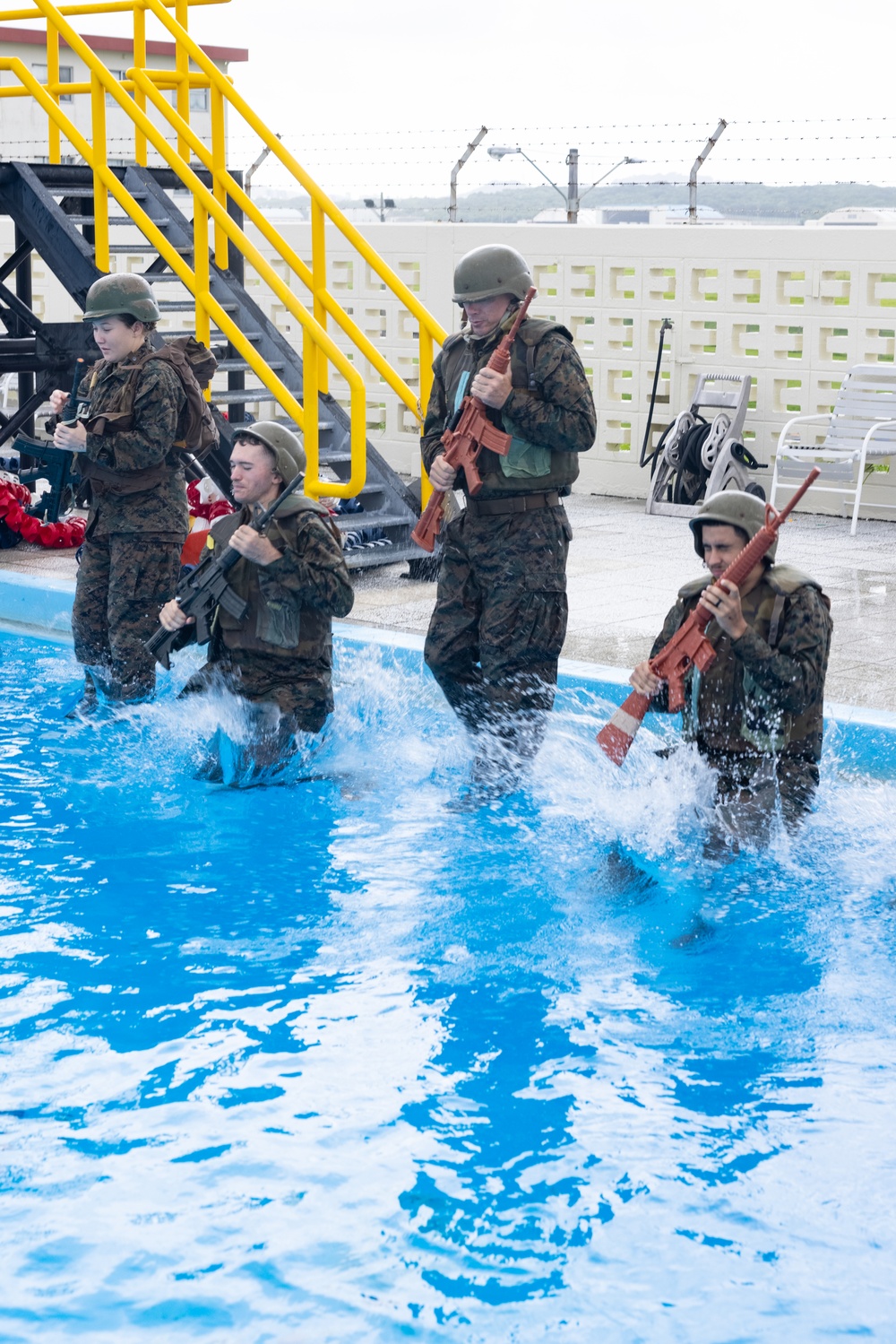 1st MAW hosts water survival qualification