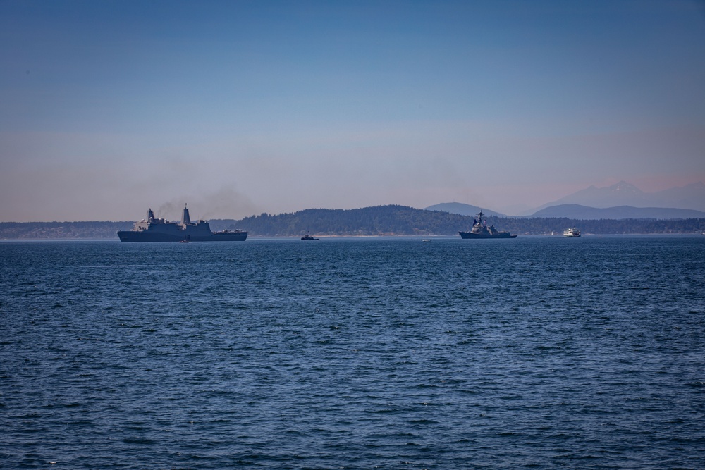 Opening Ceremony for Seattle Fleet Week 2025